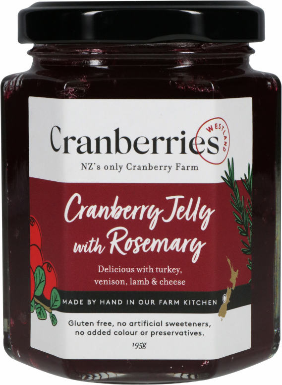 Cranberry Jelly with Rosemary.